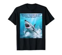 Requin drôle, écoutez la Musique, Requin Humoristique T-Shirt
