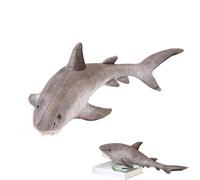 Requin en Peluche Douce - Jouet de Requin de 60 cm à Simulation de Dessin animé, Douce rembourrée pour Animaux Marins - pour et Filles, Chambre d', Maison, Bureau, canapé