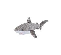 requin en peluche junior 25 cm en peluche gris/blanc