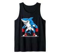 Requin Fort Chaussures Rouge Océan Humour Cadeau Boxeur Débardeur