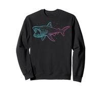 Requin Grande-Gueule Illustration Océan Sweatshirt