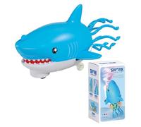 Requin jouet électrique | Poupée en forme de requin qui résiste aux bourrages - Peluche relaxante pour animaux domestiques | Pour enfants, fête, crèche, maison, anniversaire et célébration