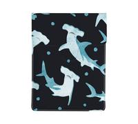 Requin-Marteau Aquarelle,Housse en Cuir synthétique pour Ordinateur Portable, Sacoche pour Ordinateur Portable, Sacoche pour Tablette