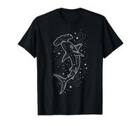 Requin-Marteau Galaxie Espace Univers T-Shirt Graphique avec Valeur