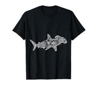 Requin-Marteau Mandala T-Shirt Graphique avec Valeur