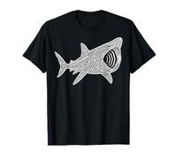 Requin Pèlerin Illustration Passionné De Requins T-Shirt