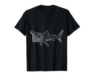 Requin Pèlerin Illustration Passionné De Requins T-Shirt Graphique avec Valeur