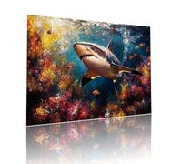 Requin Puzzle Adulte 200 pièces Educa Puzzles Classiques Impossible Animal Je m'emmerdais Qualité Supérieure Mystery Challenge, avec Inclure Colle, pour Adultes et Enfants Jeu éducatif 25x35cm t-869