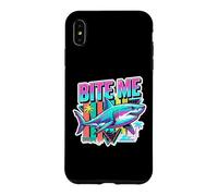 Requin rétro Bite Me Coque pour iPhone XS Max
