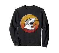 Requin rétro en Forme de Baleine Blanche Sweatshirt