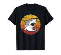 Requin rétro en Forme de Baleine Blanche T-Shirt