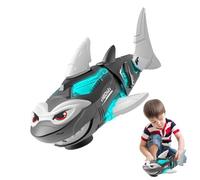 Requin télécommandé pour la piscine - Alimenté par piles - Réaliste | Jouet électrique de piscine requin avec queue oscillante pour enfants, bain d'eau, divertissement de naissance