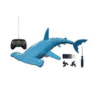 Requin Télécommandé pour Piscine - Bateau RC 2,4 GHz rechargeable étanche simulation de plongée - Requin Sous-Radiocommandé qui Plonge,pour salle de bains 6 ans et plus garçons filles cadeaux Noël