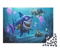 requin1000 Pieces Jigsaw Puzzles for Adults and Kids Educhational Games machinesChallenging Home Decors Great Cadeau Idea70x50cm/1000pcs