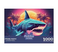 requin1000 Pieces Jigsaw Puzzles for Adults and Kids Family Game artChallenging Home Decors Great Gift Idea38x26cm/1000pcs