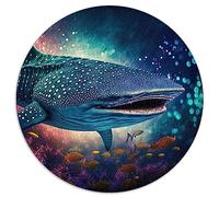 Requins Baleines Puzzles pour Adultes 1000 pièces Puzzle sphérique Carton recyclé 26,5x26,5 Pouces