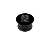 Requins du Monde Espèces de Requins océaniques Types de biologie Requin PopSockets PopGrip Adhésif