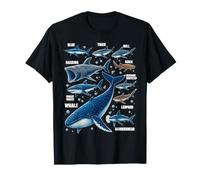 Requins du Monde Espèces de Requins océaniques Types de biologie Requin T-Shirt