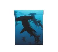 Requins marteaux imprimés, Sac de Rangement pour Femmes, Portefeuille supérieur à Presser, Petit Porte-Monnaie, Pochette de Changement