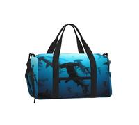 Requins-marteaux imprimés,Sac de Sport bandoulière à Main, Sac de Voyage Grande capacité pour Femmes et Hommes