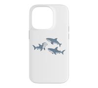 Requins marteaux, océan, Vie Marine, prédateur, Amateur de Requins Coque pour iPhone 14 Pro