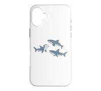 Requins marteaux, océan, Vie Marine, prédateur, Amateur de Requins Coque pour iPhone 16 Plus