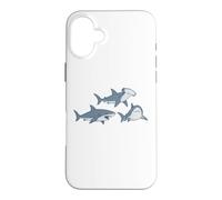 Requins marteaux, océan, Vie Marine, prédateur, Amateur de Requins Coque pour iPhone 16 Plus