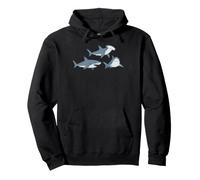 Requins marteaux, océan, Vie Marine, prédateur, Amateur de Requins Sweat à Capuche