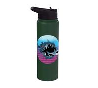 Requins monstres Mer Prédateurs marins Océans Bêtes Stainless Steel Insulated Water Bottle
