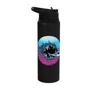 Requins monstres Mer Prédateurs marins Océans Bêtes Stainless Steel Insulated Water Bottle