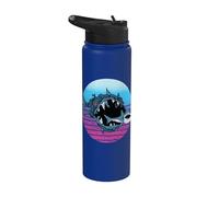 Requins monstres Mer Prédateurs marins Océans Bêtes Stainless Steel Insulated Water Bottle