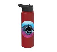 Requins monstres Mer Prédateurs marins Océans Bêtes Stainless Steel Insulated Water Bottle