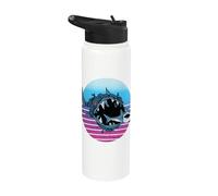 Requins monstres Mer Prédateurs marins Océans Bêtes Stainless Steel Insulated Water Bottle