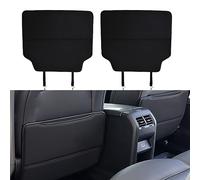 REROM 2PCS Tapis de Protection Arrière pour Siège de Voiture pour Cupra Ateca/Born/Formentor/Leon/TCR/E-TCR, Enfants Housse de Coussin de Voiture Tapis de Protection,- Black