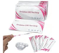 REROON 100 Count LH Ovulation Test Strips with Urine Cups for Fertility Women | Ovulation Strips Fertility Test Kits for Accurately Track | Bulk High Sensitivity for Home Use | Individually Wrapped