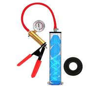 REROON Manual Vacuum Penis Pump with Pressure Gauge | Penis Pump with Enlargement and Extension | Hand-Operated Stretcher Extender Tool for Men Stronger Bigger Erections | 2.5 in