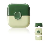 REROON Tondeuse à cheveux 2 en 1 pour femme | Mini coupe frange endommagée rasoir peigne pour fille | Outil de coupe double face avec peigne | Cadeau | Vert