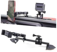 RERPRO JL Support de téléphone pour caméra d'action pour Jeep Wrangler JL 2020-2023 Gladiator JT 2018-2023 pour téléphone portable GoPro