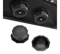 RERPRO Lot de 2 boîtiers de haut-parleurs de 16,5 cm, pour bateaux, VUTT, camping-cars, camions, voiturettes de golf, VTT, portes, montage en surface de 24,5 cm, avec entretoise, sans trou