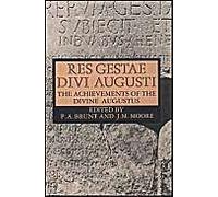 Res Gestae Divi Augusti The Achievements Of The Divine Augustus