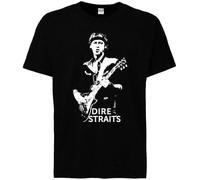 Res New Dire-Straits-L Ogo T-Shirt Manches Courtes(X-Large)