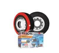 RESCAL Chaussette à Neige Textile pour Poids Lour Homologue Loi Montagn Chaîne à Neige Textile pour Poids Lourd Équipement D’Hiver pour Camion PL Testée Et Certifie Selon Les Normes en 16662-1