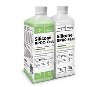 RESCHIMICA Caoutchouc de Silicone Rapide 1:1 R PRO FAST (2 kg) | Idéal pour des Moules Rapides et de Qualité, Compatible avec les Résines, la Cire, le Plâtre et d’Autres Matériaux