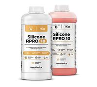 RESCHIMICA Silicone pour Moulage Flexible Bicomposant R PRO 10 (2 kg) Silicone Liquide pour Moulage Idéal pour Moules Souples Compatible Résines Cire Plâtre et Autres Matériaux