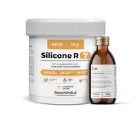 Silicone pour Moulage pour des moules très Souples R7, idéale pour des moules élastiques et résistants, Compatible avec Les résines et Autres matériaux, Facile a utiliser (1 kg)