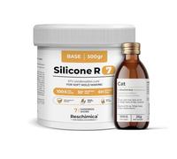 Reschimica Silicone pour Moulage pour des moules très Souples R7, idéale pour des moules élastiques et résistants, Compatible avec Les résines et Autres matériaux, Facile a Utiliser (500 GR)