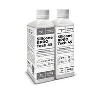 Reschimica Silicone pour Moulage Traslucide 1:1 R Pro Tech 45, Facile à Utiliser, très résistant et Non Toxique, idéal pour résines, Cire, plâtre et Autres matériaux (1 kg)