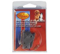 Resco Pro Lot, 6 Lame de Remplacement Coupe-Ongles Lames, utilisable dans Tous Les Guillotine Trimmers