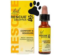 Rescue Compte-gouttes apaisant pour animaux de compagnie 10 ml pour chiens et chats, essences de fleurs naturelles, séparation, feux d'artifice, voyage, tonnerre, bruits forts, apaisant pour chiens,
