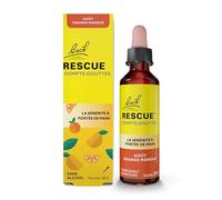 RESCUE - Compte-Gouttes Orange Mangue - Sans Alcool - Mélange de 5 Fleurs de Bach Original - Idéal pour les stress du quotidien : voyages, examens, réunions, journées chargées